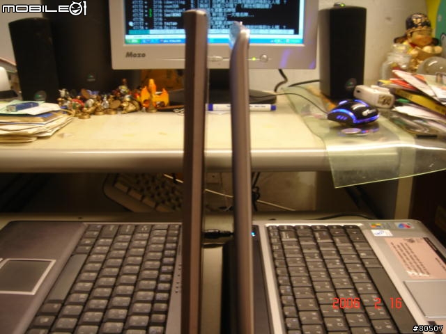 [無聊分享]CLEVO 3230 N年前的筆電 v.s. ASUS W6 圖多
