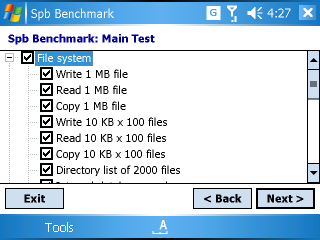 [WM5 教學 - 進階篇] 測試 Pocket PC 的效能與電力 (5)