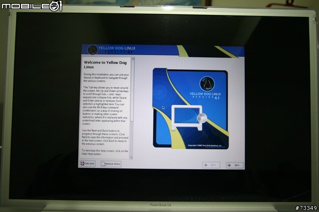 [經驗分享] Linux on PowerBook G4 17''   （圖出沒注意~）