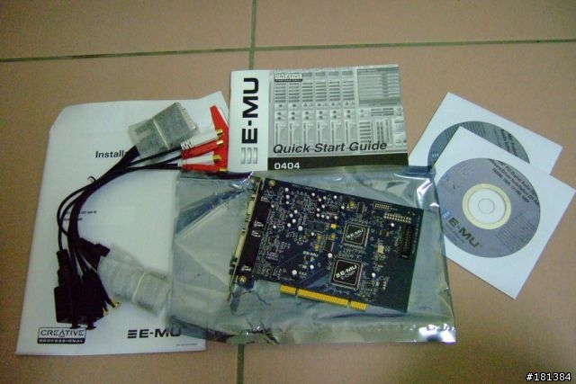 [Creative Professional] E-MU 0404 PCI Digital Audio System