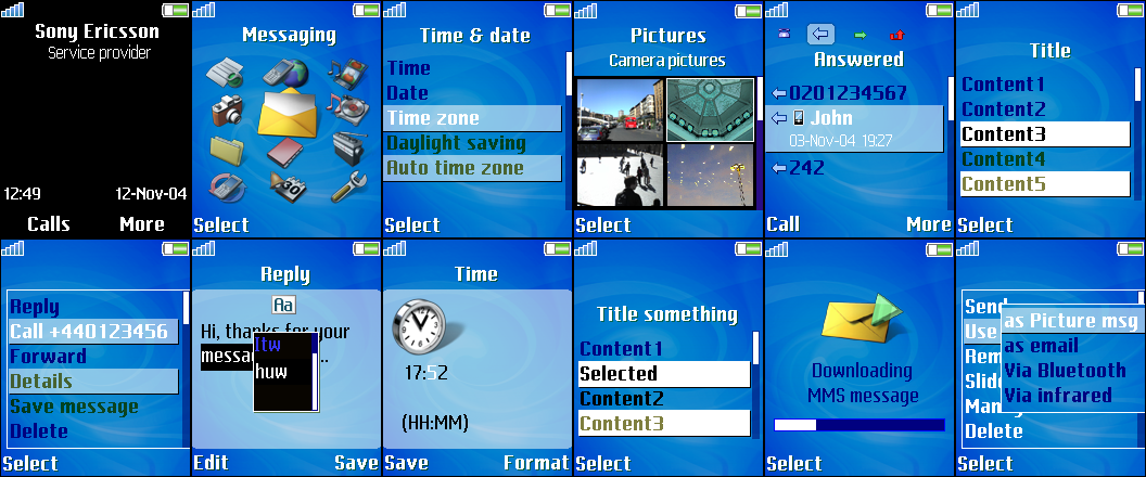 [W800] █ 簡單藍色Theme (similar to APPLE)█