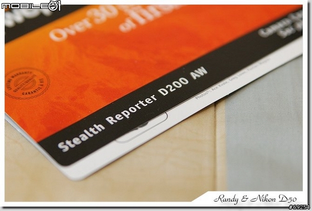 [勸敗]新款 Lowepro Stealth Reporter D200 AW 攝影記者包 (圖多)...