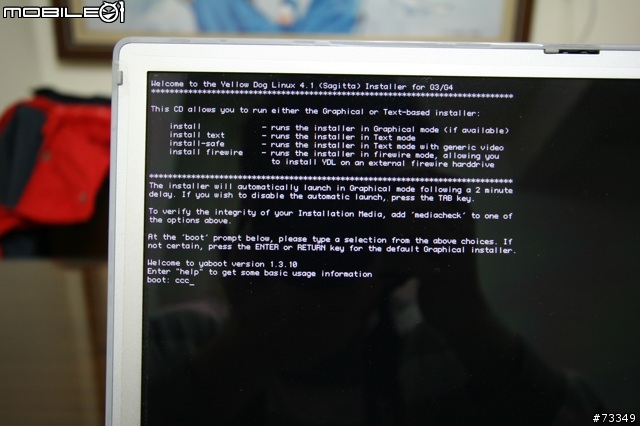 [經驗分享] Linux on PowerBook G4 17''   （圖出沒注意~）