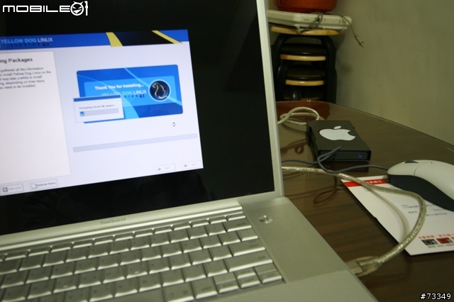 [經驗分享] Linux on PowerBook G4 17''   （圖出沒注意~）