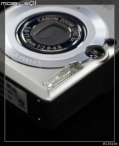 [隨手分享]Canon IXUS 新成員:600萬畫素的IXUS 60~(新增測試照)