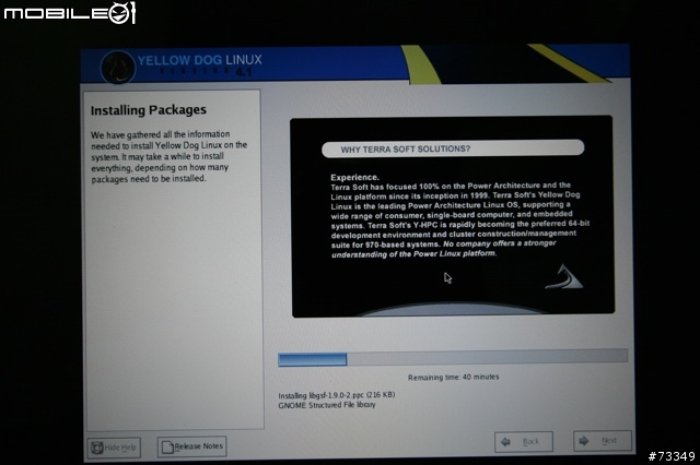 [經驗分享] Linux on PowerBook G4 17''   （圖出沒注意~）