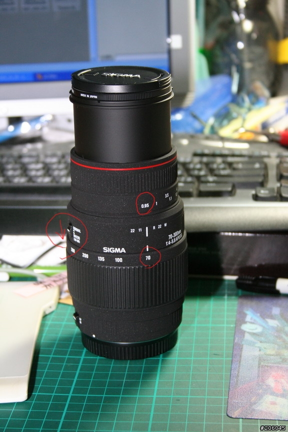 [不負責分享]SIGMA 70-300mm f/4-5.6 APO DG for CANON 全焦段MACRO開啟