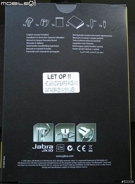[分享]北歐風情－來自“藍牙”的故鄉－－Jabra 新款藍牙耳機 JX10 『寫真＋使用心得』