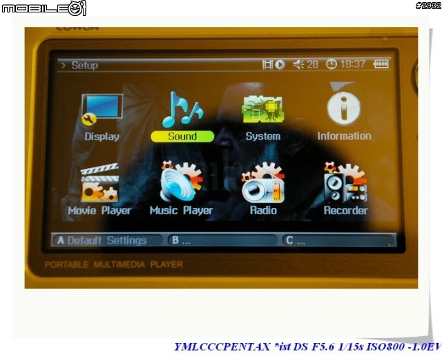 [分享]PMP的王者, iAudio A2 開箱ok-韌體升級ok-OTG測試ok-LCD輸出測試ok-新增簡單錄音/影介紹!