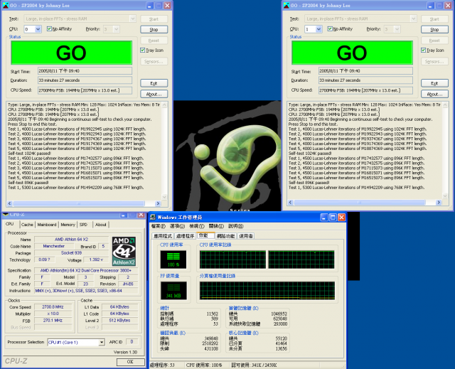 AMD最低階雙核心-Athlon64 X2 3800+簡測