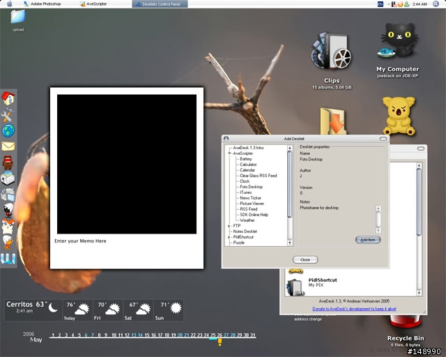 [分享] 羨慕蘋果專用的PhotoDesktop嗎? 試試 Foto Desktop Update (6/5/06)