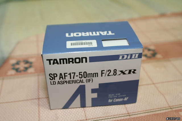 新入手好鏡~Tamron 17-50mm F/2.8 XR~簡易開箱~希望有買的大家來分享一下