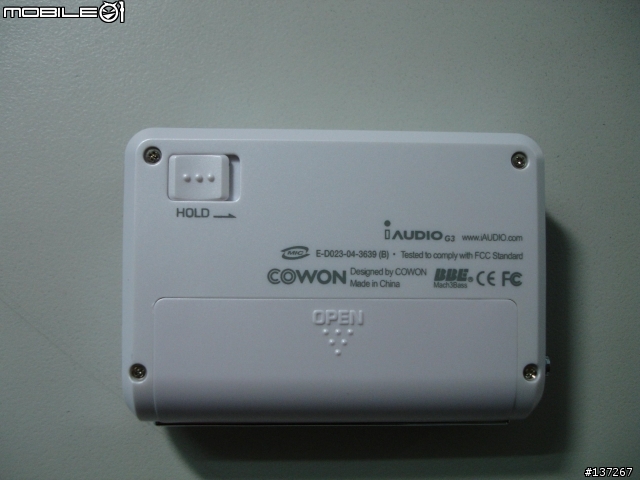 [勸敗]I-Audio 《G3》超強省電 1GB MP3 播放器