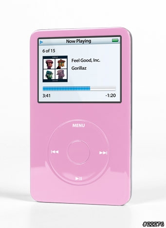 [請教]何種顏色的ipod video 女生比較喜歡？