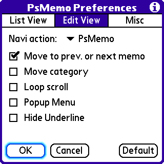[Palm 教學] 更好的記事軟體 - PsMemo (25)