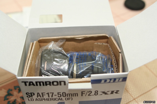 新入手好鏡~Tamron 17-50mm F/2.8 XR~簡易開箱~希望有買的大家來分享一下