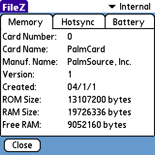 [Palm 教學] 免費的檔案管理工具 - FileZ (28)