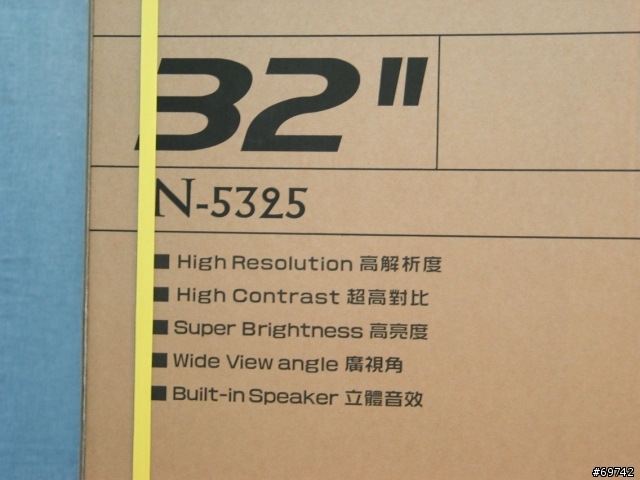 [BIGWOLF分享] 奇美32吋液晶電視 CHIMEI N-5325 LCD