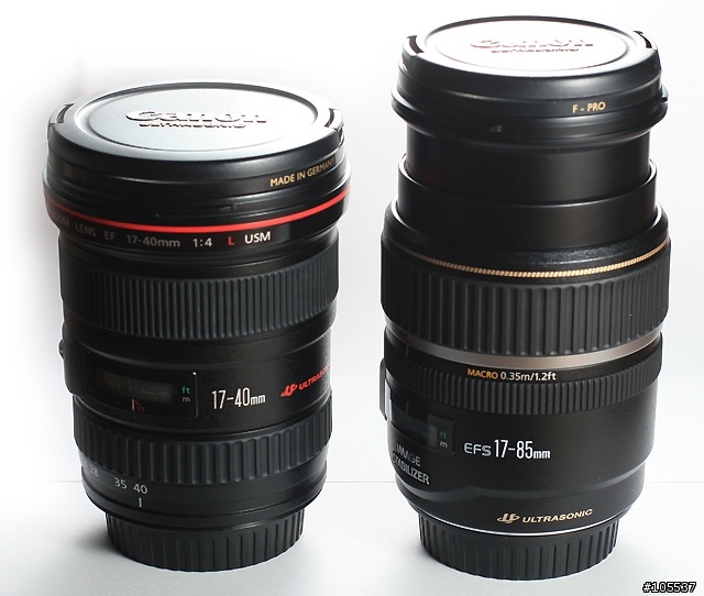 EF 17-85mm f4-5.6 IS 挑戰 EF 17-40mm F4L