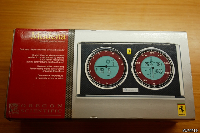 [分享] Ferrari Modena Weather Station  法拉利無線溫度計+鬧鐘