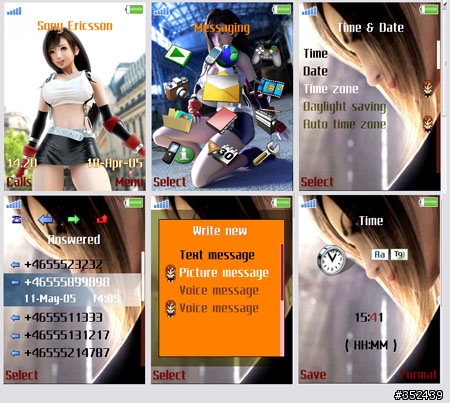 [Z530/K310] FF Tifa+Tifa可愛風+(6/15新增W900)Tifa性感風