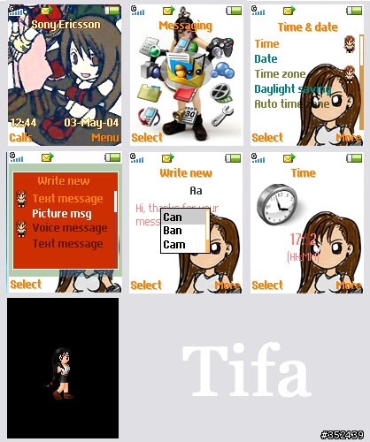 [Z530/K310] FF Tifa+Tifa可愛風+(6/15新增W900)Tifa性感風