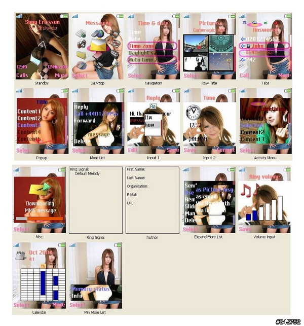[W800i] 自製FF VII&Leah Dizon