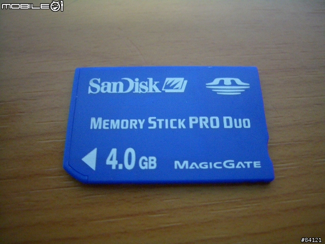 [好消息] W800i + 4GB MS Pro Duo 測試成功