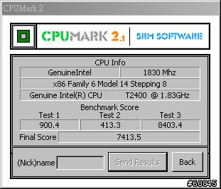 [分享]MBP的Windows效能小測