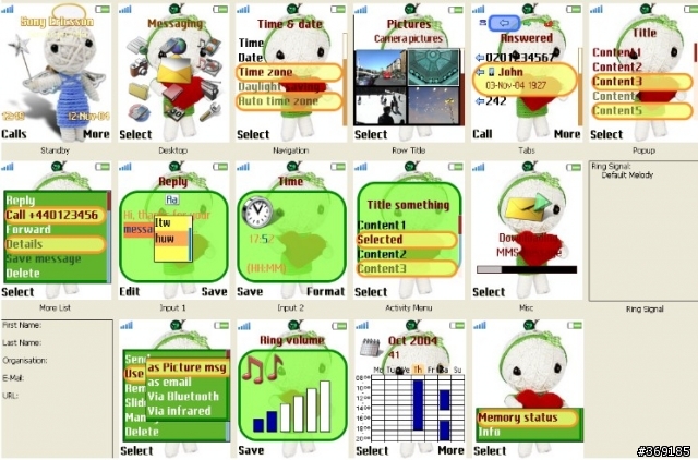 [K750i]巫毒娃娃andKERORO...8/8新增幾米~