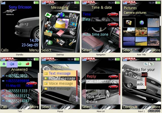 [K800i] SE K800i 中的 Ford Tierra Xt