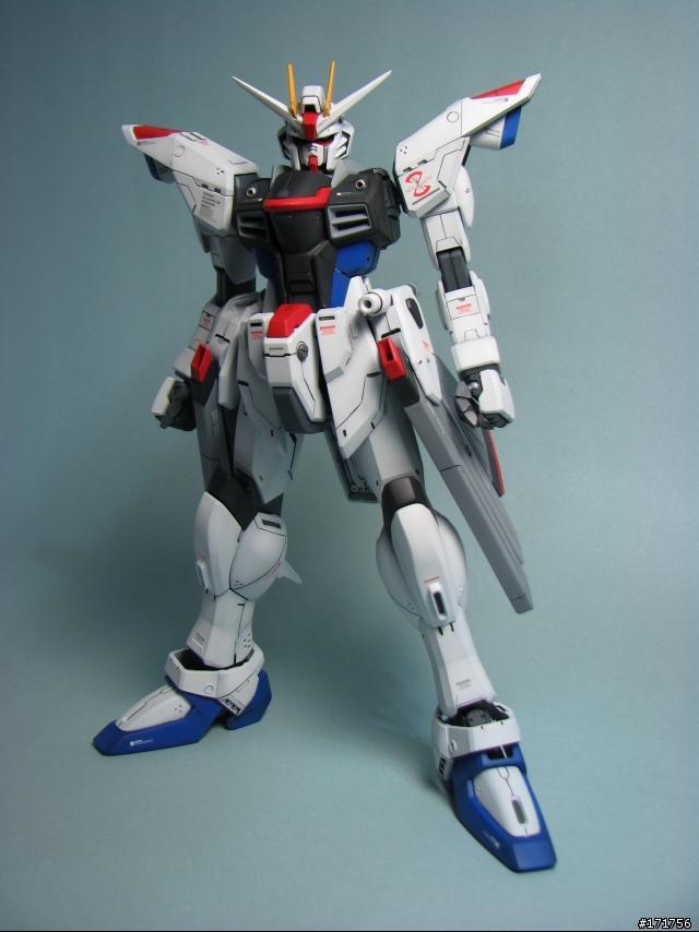 [高難度的逸品!?] 第九彈 1/100 MG Freedom Gundam 自由鋼彈修改版  模型製作