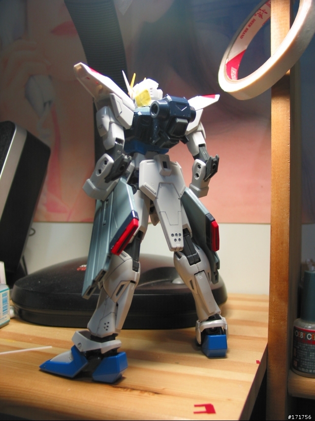 [高難度的逸品!?] 第九彈 1/100 MG Freedom Gundam 自由鋼彈修改版  模型製作