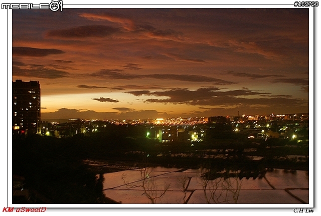 [D5D] 前幾天拍的火燒雲..
