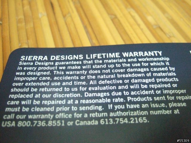 (分享)Sierra Designs lightning輕量化帳棚(8/1/2006更新)