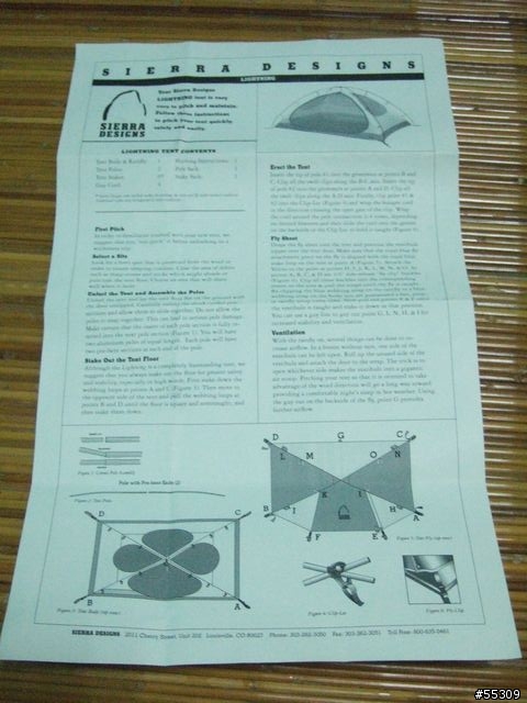 (分享)Sierra Designs lightning輕量化帳棚(8/1/2006更新)