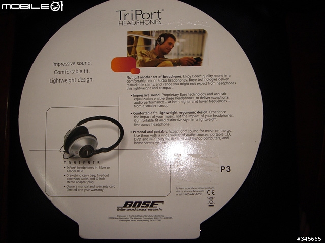 工欲善其事.必先利其器~BOSE-TriPort  headphones耳罩式耳機~