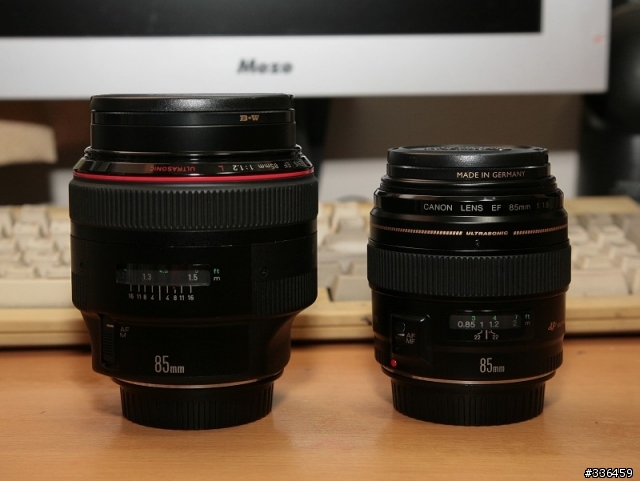 Canon EF85mm 1.8 & 1.2L 槓上啦