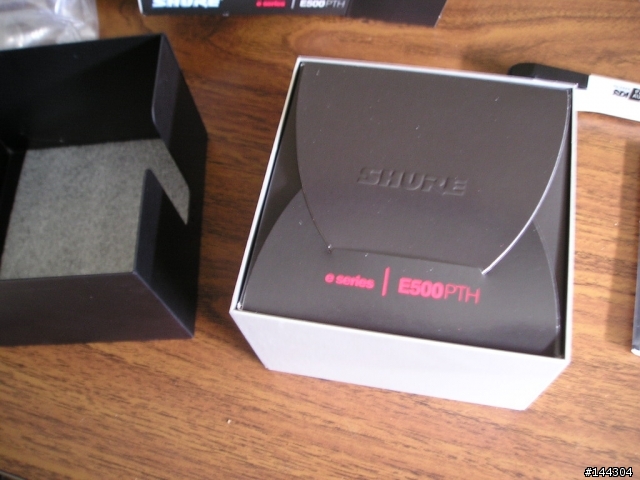 [分享]2006 Shure主打耳機-三單體 E500PTH開箱分享文!! + 購買前心路歷程分享(圖多)