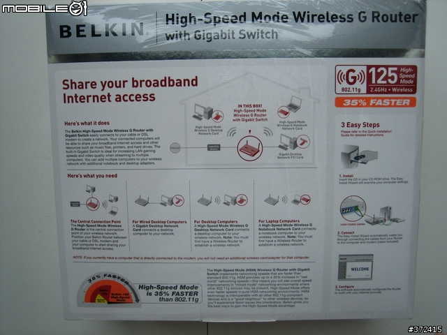 [分享] Belkin 125g Wireless Router with Gigabit Switch