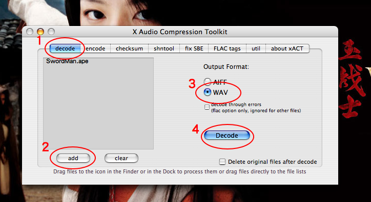 [分享]如何在Mac OS X上還原與切割APE