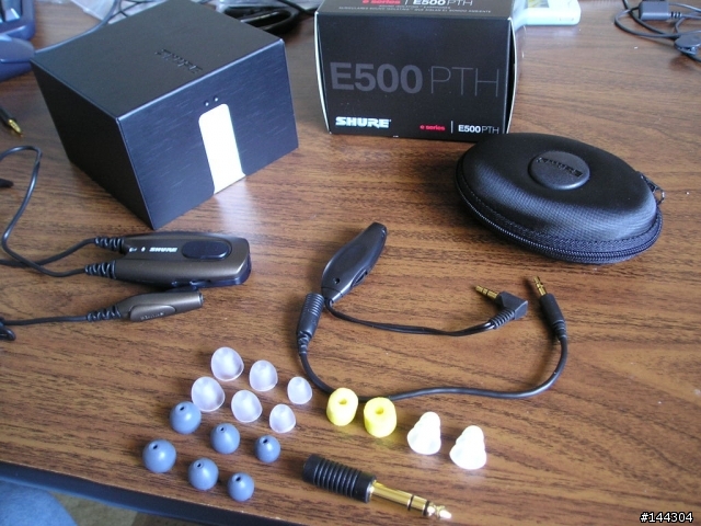 [分享]2006 Shure主打耳機-三單體 E500PTH開箱分享文!! + 購買前心路歷程分享(圖多)