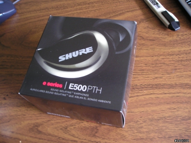 [分享]2006 Shure主打耳機-三單體 E500PTH開箱分享文!! + 購買前心路歷程分享(圖多)