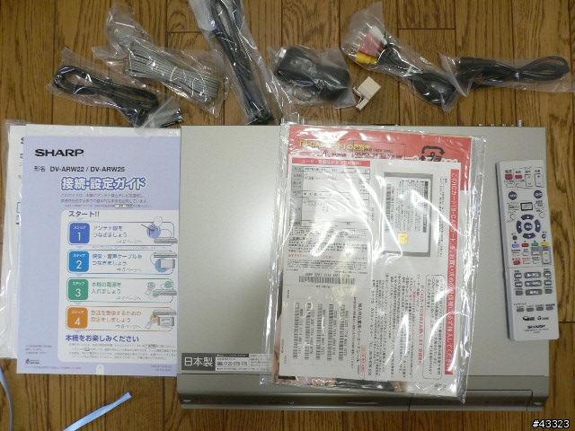 [分享] SHARP DV-ARW25  500G硬碟錄影機開箱報告