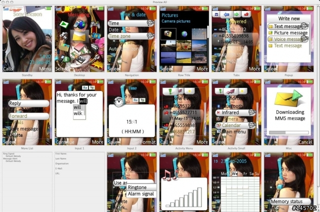 [ K800i ] 自製～蔡依林～一堆自拍的主題～ 新增 唯舞獨尊06年演唱會主題