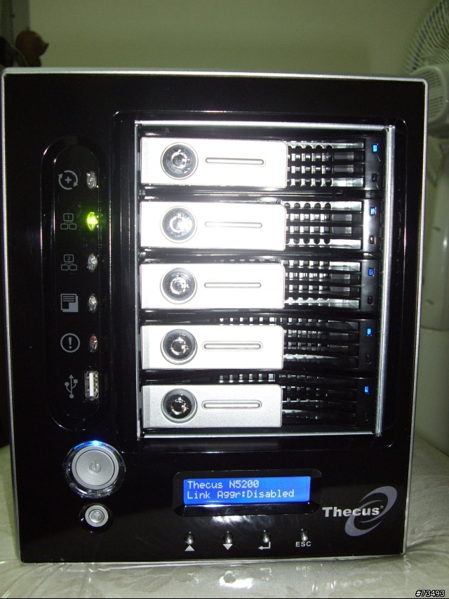 [分享]新入手支援RAID 6的Thecus N5200 NAS(圖多)