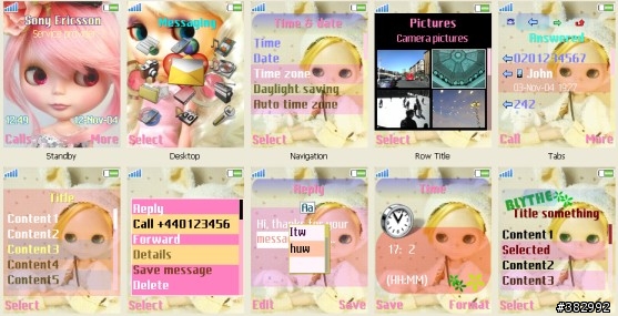 [W800]主題集9/28new**(Blythe,Minni,VW,Duck)