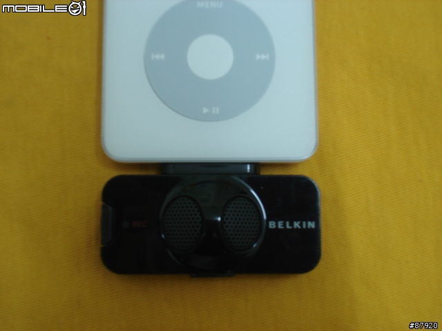 [分享] Belkin TuneTalk Stereo 開盒照 (iPod Video 用錄音配件)