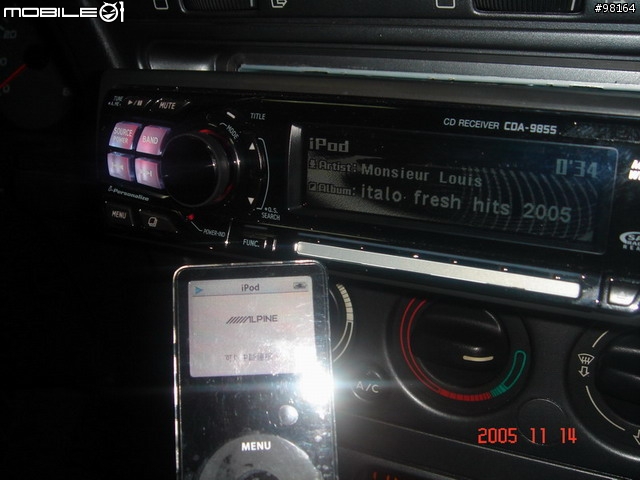[分享] 車用音響Alpine + IPod原廠解決方案