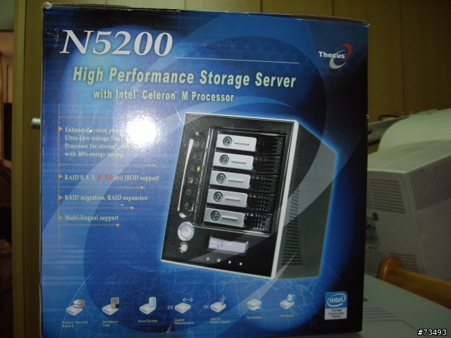 [分享]新入手支援RAID 6的Thecus N5200 NAS(圖多)